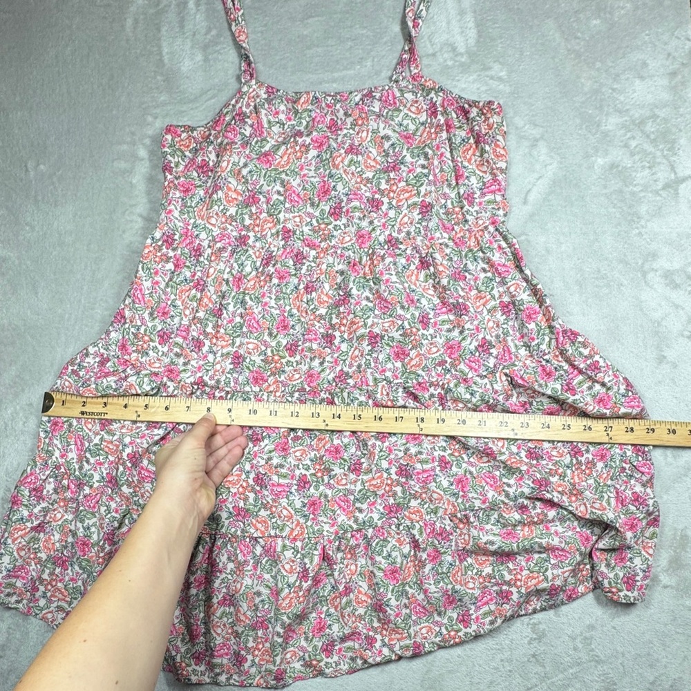 Old Navy Pink Floral Spaghetti-Strap Mini Dress - Picture 10 of 16